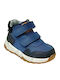 Kids Sneakers High with Scratch Blue