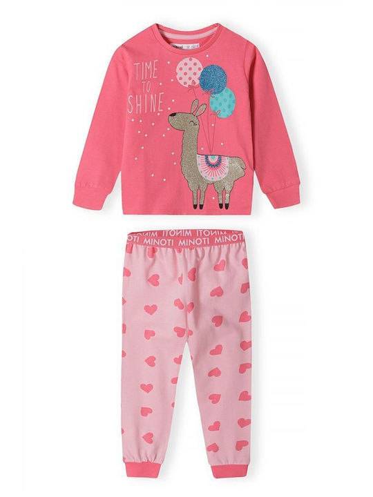 Minoti Kinder-Pyjama Rosa