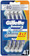 Gillette Comfort Disposable Razors Single Use with 3 Blades for Sensitive Skin 4pcs