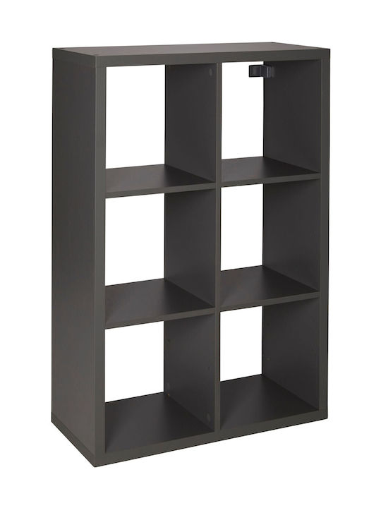 Bookcase Lozano 74x33x108cm Gray