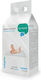 Babyono Disposable Burp Cloths in White Color