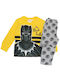 Marvel Set Top & Bottom Kids Cotton Pyjamas Yellow