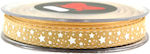 Kappa Decor Christmas Ribbon Gold 900x2.3cm 1pc