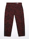 Modown Men's Cropped Jeans Pants With Relaxed Tapered Fit Blue
