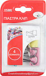 Tpster Metallic Clips 32mm Multicolour 4pcs