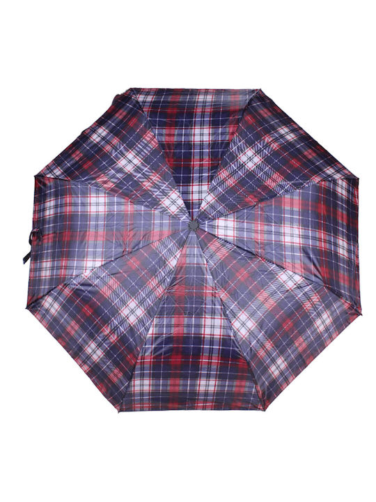 Windproof Automatic Umbrella Compact Red