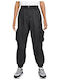 Tech Fleece Cargo Men's Sweatpants Glossy with Elastic Black
