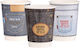 Intertan Jeans Ποτήρι μιας Χρήσης Χάρτινo Πολύχρωμο 240ml 25τμχ