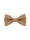 JFashion Kids Fabric Bow Tie Χειροποίητο Brown