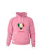 FightFlix Kinder Sweatshirt mit Kapuze Rosa