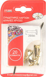 Tpster Set of 20pcs Paper Clips 25mm