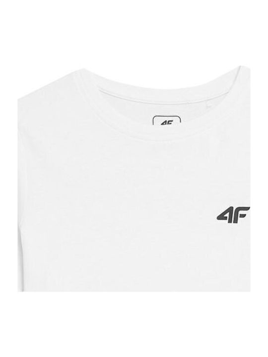 4F Tricou pentru copii Alb