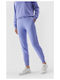 4F Pantaloni de trening pentru femei Violet