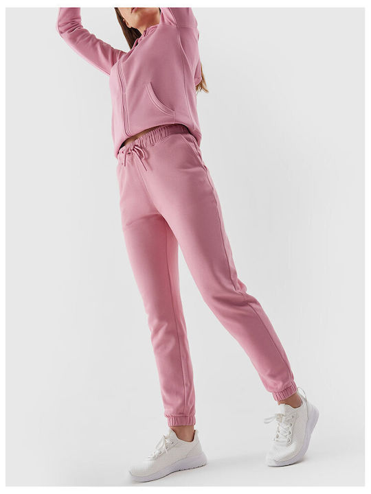 4F Damen-Sweatpants Rosa