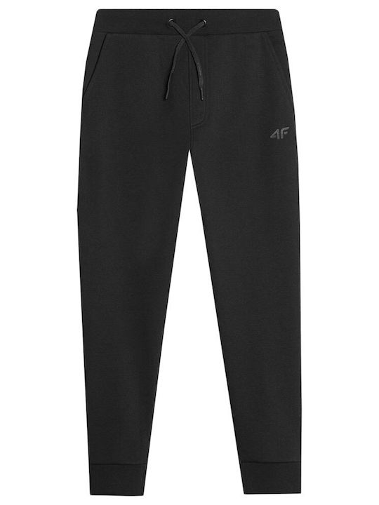 4F Copilăresc Pantalon de Trening Negru 1buc