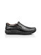 Boxer Air Men's Anatomic Leather Casual Shoes Black