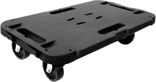 vidaXL Platform Trolley for Weight Load up to 300kg Black