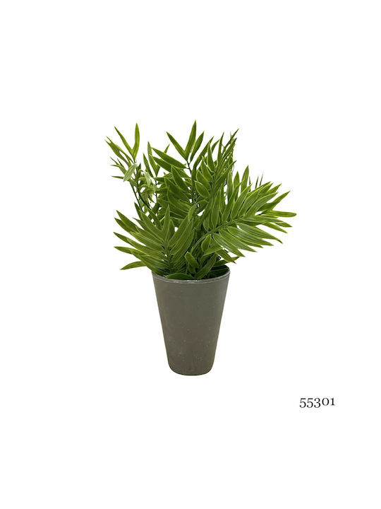 Artificial Plant in Small Pot Dimensions 13x13x25cm Green 25cm Arte Regal