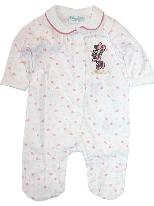 Disney Minnie Mouse Babystrampler Langärmliges Koralle