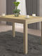 Laitan Tisch Speisesaal Holz Natürlich 120x80x77cm