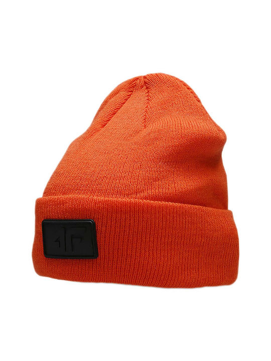 4F Kids Beanie Knitted Orange