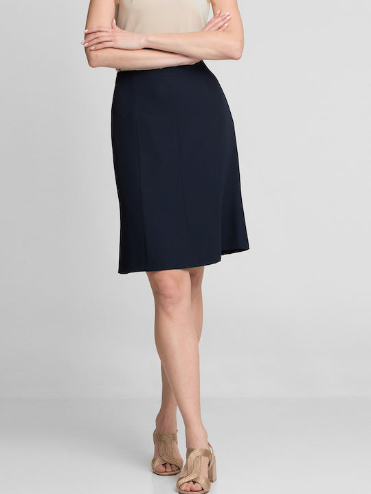 Laura Donini Midi Skirt in Navy Blue color