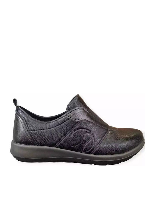 Inblu Anatomisch Damen Slip-Ons aus Kunstleder ...