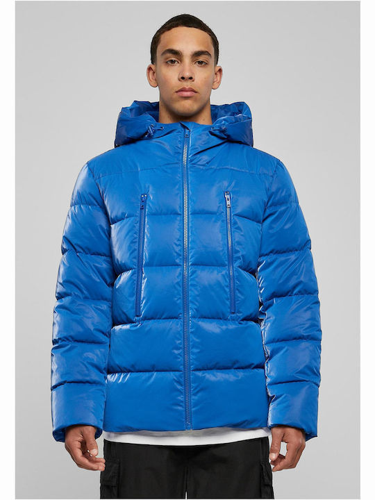 Urban Classics Men's Winter Puffer Jacket Blue