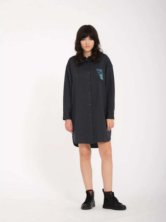 Volcom Mini Kleid Schwarz