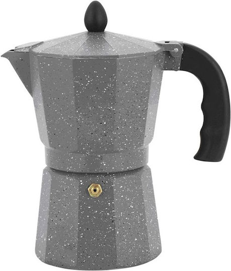 Elekom Μπρίκι Espresso 3cups Ασημί