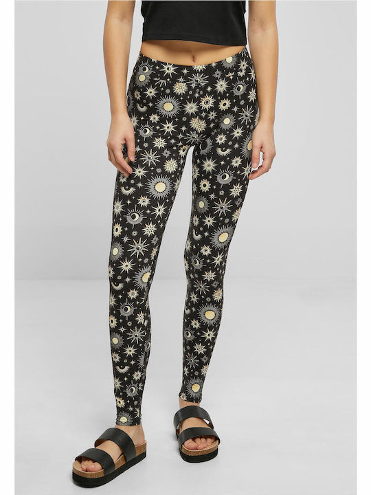 Frauen Lang Leggings Schwarz
