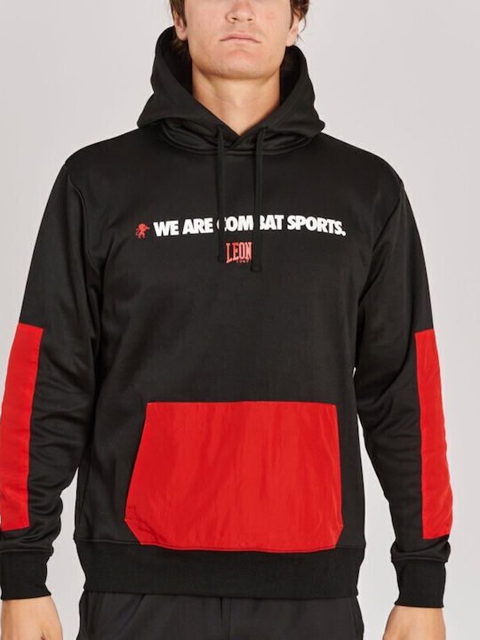 Sweatshirt mit Kapuze Schwarz