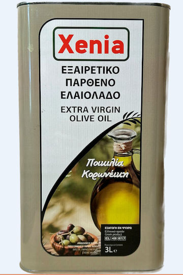 Xenia Εξαιρετικό Παρθένο Ελαιόλαδο 3lt σε Μεταλλικό Δοχείο