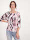 Monari Women's Blouse with 3/4 Sleeve Animal Print Multicolour