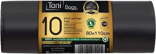 Intertan Trash Bags Capacity 40L Premium 80x110cm 3x10 Pack Black