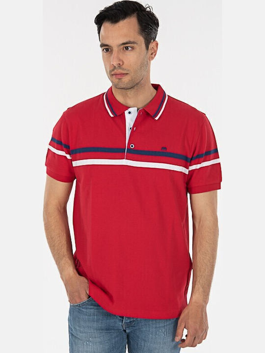 Polo Kurzarmbluse Rot