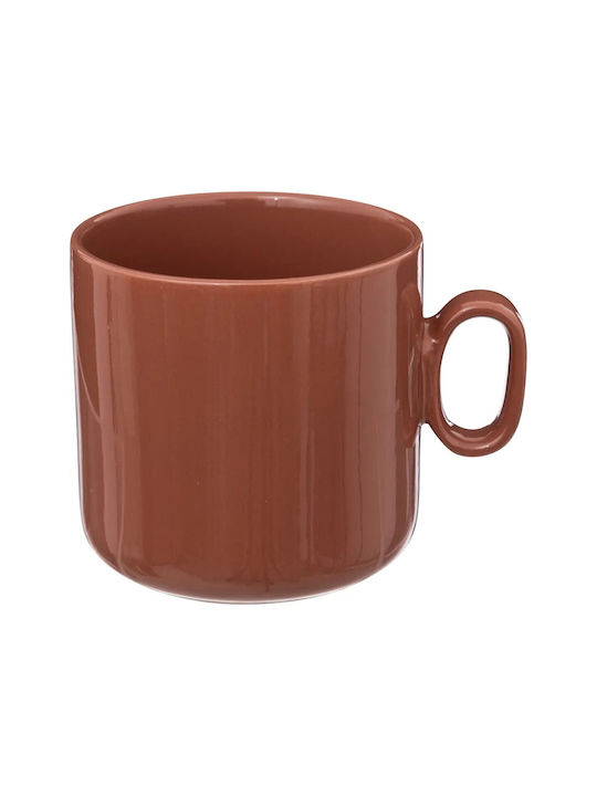 Secret de Gourmet Porcelain Cup Brown 350ml