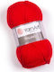 YarnArt Art Acrylic Red 200m 100g 100% Acrylic