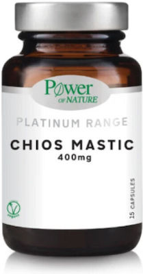 Power Of Nature Platinum Range Chios Mastic 400mg Μαστίχα Χίου 15 κάψουλες