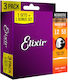 Elixir Set of Phosphor Bronze Strings for Acoustic Guitar Nanoweb