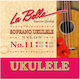 La Bella Single Nylon String for Ukulele Soprano