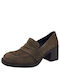 Yokono Leder Pumps Gray