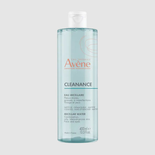 Eau Thermale Avène Cleanance Mizellenwasser Gesichts-Make-up-Entferner für Kontrolle der Fettigkeit & Gegen Unvollkommenheiten 400 ml