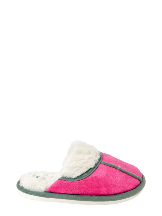 Ligglo Women's Slippers with Fur Fuchsia