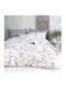 Rythmos Ilina Module Cuvertură Single din Bumbac & Poliester Roz 160x240cm 2buc