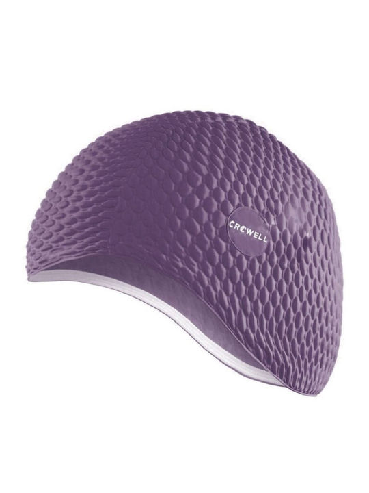Crowell Σκουφάκι Κολύμβησης Ενηλίκων από Λάτεξ Μωβ