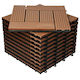 ECD Germany WPC Garden Decking Board 30x30cm