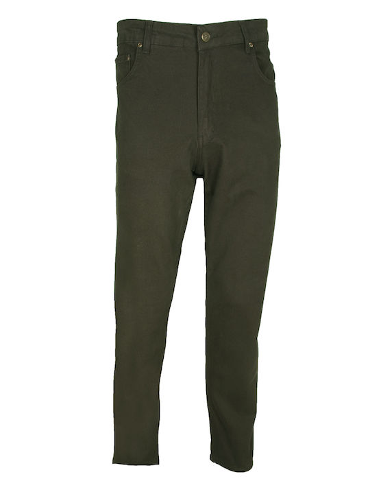 Stefansxxl Herrenhose Elastisch Khaki