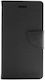 MyMobi Wallet Synthetic Leather / Silicone Black (Redmi 12C)