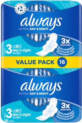 Always Hygienepads mit Flügeln Nacht 16Stück